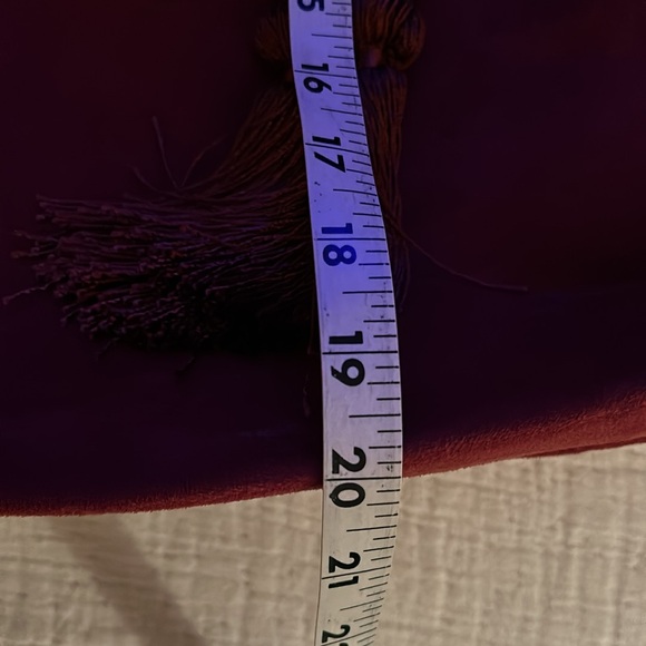 Deep Red Ultrasuede Happy Hobo bag - Picture 11 of 11